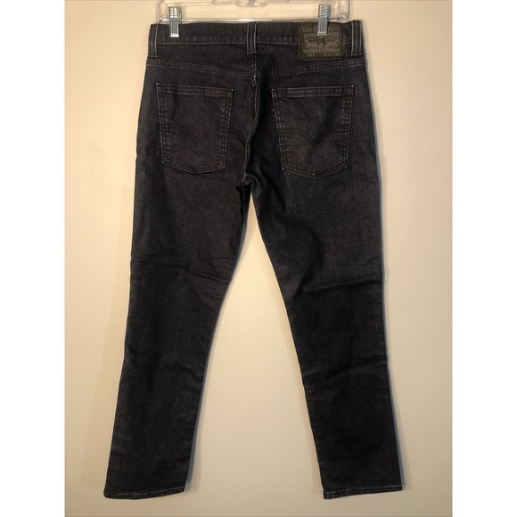 Levis 511 Mens Jeans Size 30x30 Dark Blue Slim Fit Denim Indigo - Picture 6 of 13